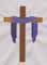 Cross with Purple Drape