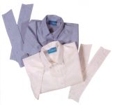 100% Cotton 3 Collar shirts in white, purple, blue & white