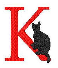 Kitty Letter K